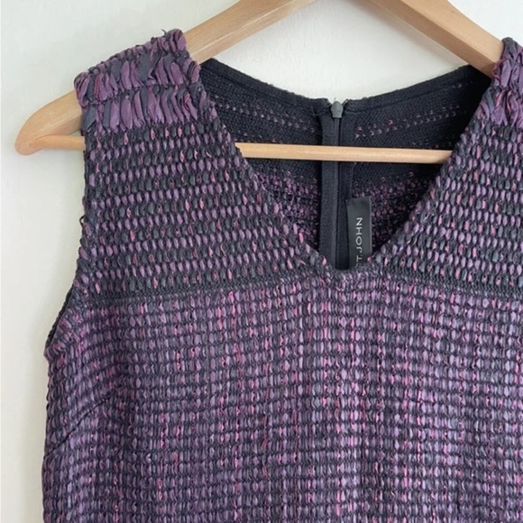 NWT St John Collection Mulberry Knit Dress Size 6 - Picture 2 of 7